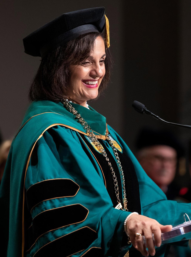 Dr. Sherine Gabriel at Rush University's Commencement Ceremony. (Photo: Submitted)