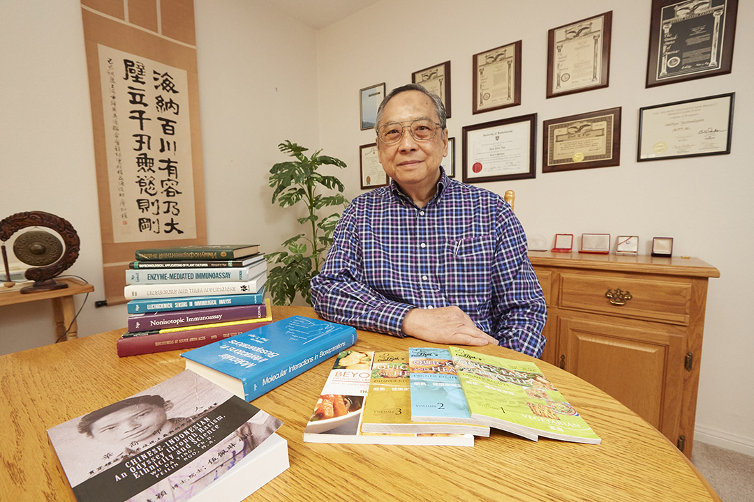 Dr. That T. Ngo (BSc’69, SC’70, PhD’74) escaped racial discrimination in Indonesia to study at the University of Saskatchewan. He later established the That Ngo Fund for Study Abroad in the College of Arts and Science. (Photo: Errol Higgins)