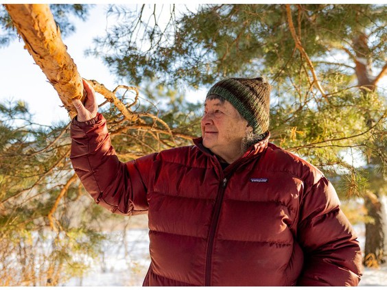 Horticulture expert and teacher Sara Williams has cultivated a forest on her five-acre plot of sand just outside Saskatoon. PHOTO BY MATT SMITH /Saskatoon StarPhoenix
