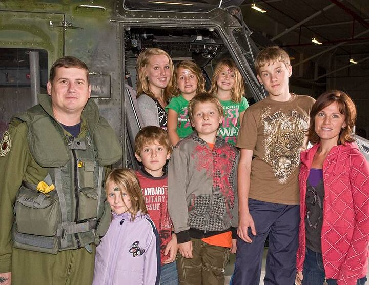 I have served most of my career as a tactical helicopter pilot.  Could not have done it without the steadfast support of my lovely wife Doris and our seven kids. (Photo: provided)