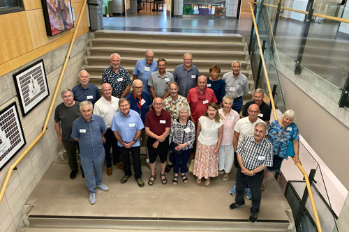 Law Class of 1976 reunion tour photo