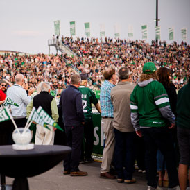 Full house at Griffiths Stadium