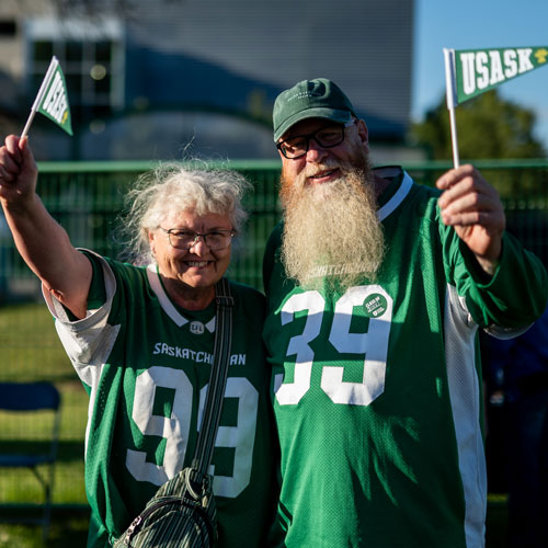 Alumni at Rally Alley